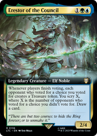 Erestor of the Council (Extended Art) [The Lord of the Rings: Tales of Middle-Earth Commander]