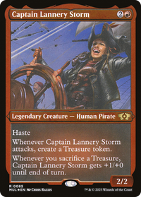 Captain Lannery Storm (Foil Etched) -  Foil (MUL-085) - Multiverse Legends