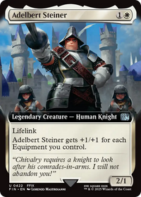 Adelbert Steiner (Extended Art) - : (Extended Art) Foil (FIN-422) - FINAL FANTASY