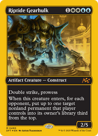 Riptide Gearhulk -  Foil (DFT-490) - Aetherdrift