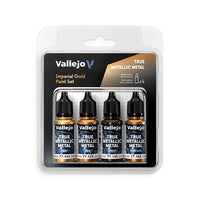 True Metallic Metal Set: Imperial Gold (4 Color Set), 18 ml.