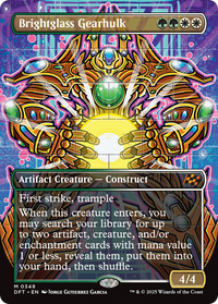 Brightglass Gearhulk (Borderless) -  (Borderless) (DFT-348) - Aetherdrift
