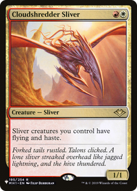 Cloudshredder Sliver (MH1) (LIST-195) - The List Reprints
