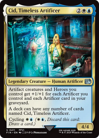 Cid, Timeless Artificer (0411) -  Foil (FIN-411) - FINAL FANTASY