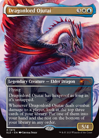 Dragonlord Ojutai // Dragonlord Ojutai (SLD-1973) - Secret Lair Drop (Borderless)
