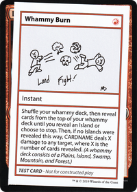 Whammy Burn (2021 Edition) [Mystery Booster Playtest Cards]