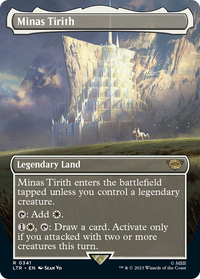 Minas Tirith (Borderless Alternate Art) (341) [The Lord of the Rings: Tales of Middle-Earth]