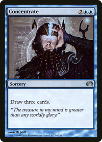 Concentrate (PC2-016) - Planechase 2012 Foil
