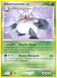 Abomasnow  Mysterious Treasures - Rare