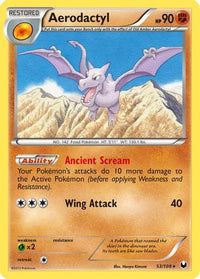 Aerodactyl  Dark Explorers - Rare