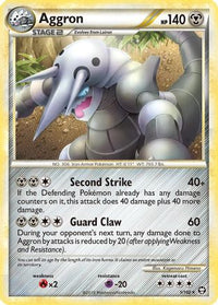 Aggron  - Holofoil Triumphant - Holo Rare