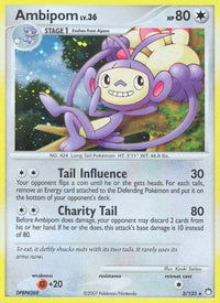 Ambipom/123  - Holofoil Mysterious Treasures - Holo Rare