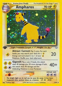 Ampharos (1/64) [Neo Revelation] 1st Edition Holofoil - Holo Rare
