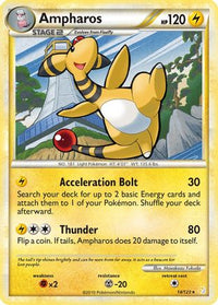 Ampharos  HeartGold SoulSilver - Rare