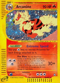 Arcanine (H2)  - Holofoil Aquapolis - Holo Rare
