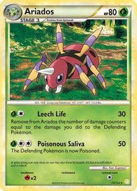 Ariados  HeartGold SoulSilver - Rare
