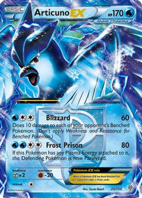 Articuno EX (Team Plasma) 025  - Holofoil Plasma Storm - Ultra Rare