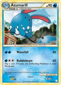 Azumarill  - Holofoil HeartGold SoulSilver - Holo Rare
