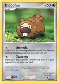 Bidoof 070  Diamond and Pearl - Common