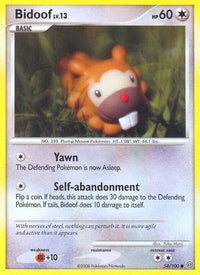 Bidoof 054  Stormfront - Common