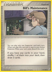 Bill's Maintenance/100  - Reverse Holofoil Crystal Guardians - Uncommon