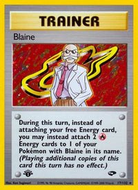 Blaine (17/132) [Gym Challenge] Unlimited Holofoil - Holo Rare