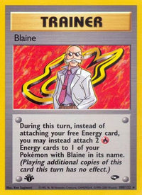 Blaine (100/132) [Gym Challenge] 1st Edition - Rare
