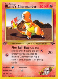 Blaine's Charmander 060  - Unlimited Gym Challenge - Common