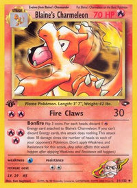 Blaine's Charmeleon 031  - Unlimited Gym Challenge - Uncommon