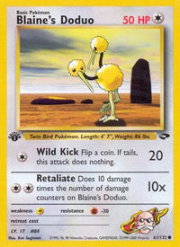 Blaine's Doduo 061  - Unlimited Gym Challenge - Common