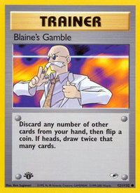 Blaine's Gamble (121/132) [Gym Heroes] 1st Edition - Common