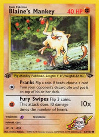 Blaine's Mankey 063  - Unlimited Gym Challenge - Common