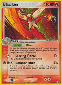 Blaziken  - Reverse Holofoil Emerald - Holo Rare