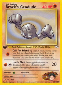 Brock's Geodude (66) (66) 066  - Unlimited Gym Heroes - Common