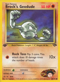 Brock's Geodude 068  - Unlimited Gym Challenge - Common