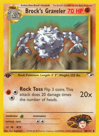 Brock's Graveler (040/132) [Gym Heroes] 1st Edition - Uncommon