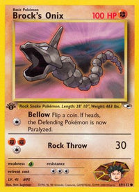 Brock's Onix (69) (69) 069  - Unlimited Gym Heroes - Common