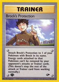 Brock's Protection 101  - Unlimited Gym Challenge - Rare