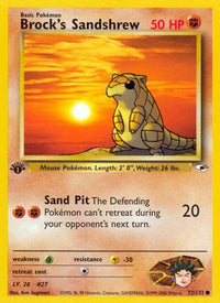 Brock's Sandshrew (072/132) [Gym Heroes] 1st Edition - Common