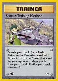 Brock's Training Method (106/132) [Gym Heroes] 1st Edition - Uncommon