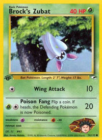 Brock's Zubat (74) (74) 074  - Unlimited Gym Heroes - Common