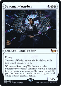 Sanctuary Warden [Streets of New Capenna Prerelease Promos]