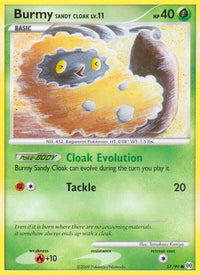 Burmy Sandy Cloak 057  Arceus - Common