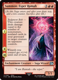 Summon: Esper Ramuh - : (enchantment) (FIN-161) - FINAL FANTASY