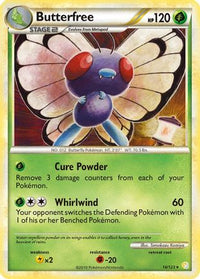 Butterfree/123  HeartGold SoulSilver - Rare