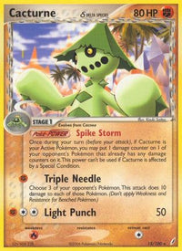 Cacturne (Delta Species)/100  - Reverse Holofoil Crystal Guardians - Rare