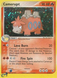 Camerupt  - Holofoil Ruby and Sapphire - Holo Rare