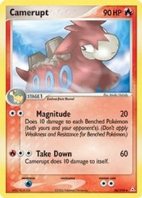 Camerupt  - Reverse Holofoil Holon Phantoms - Uncommon