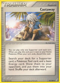 Castaway/100  - Reverse Holofoil Crystal Guardians - Uncommon