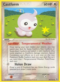 Castform  - Reverse Holofoil Delta Species - Uncommon
